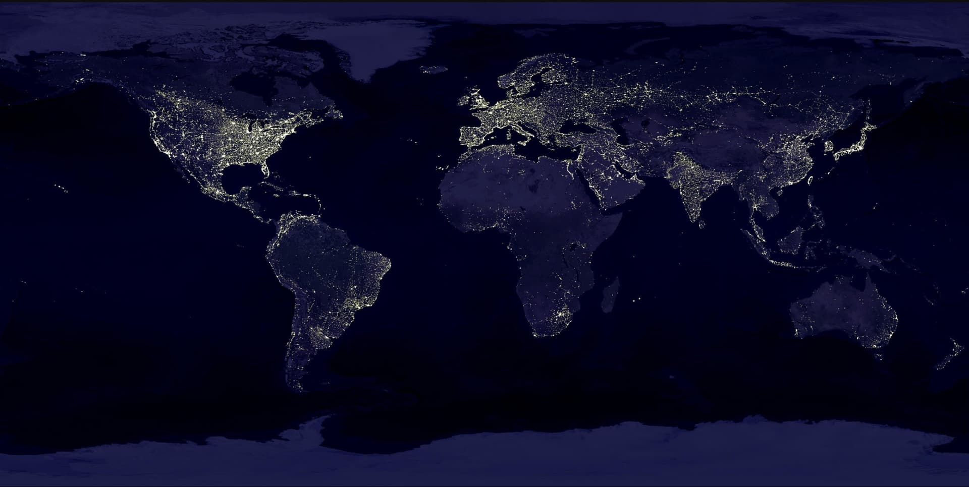 The Earth at Night · NASA